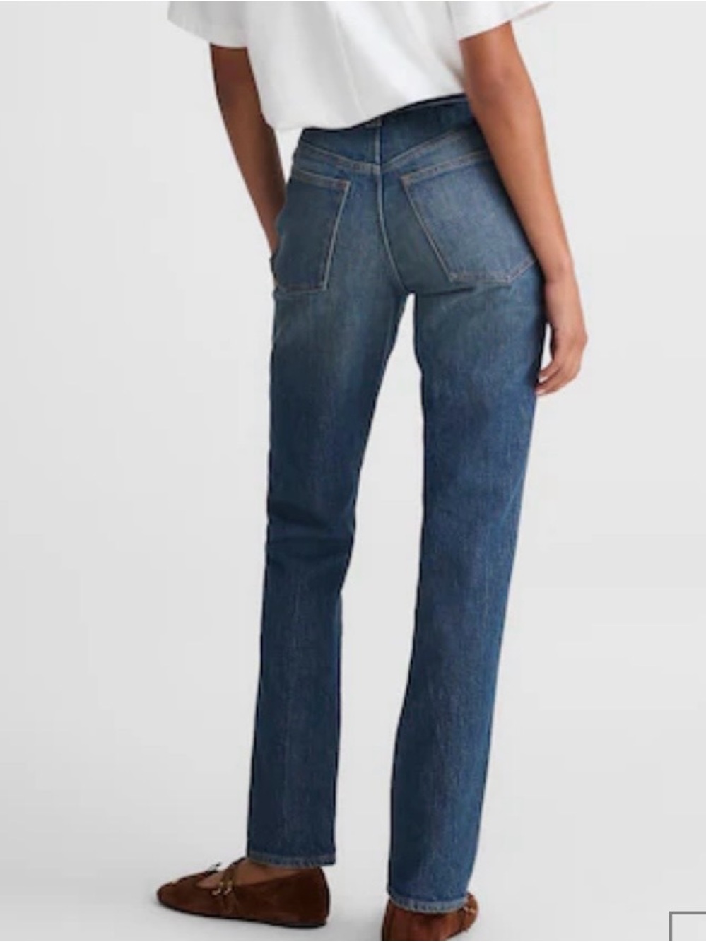 Madewell The Perfect Vintage Jean Straight Medium Wash Women’s 30 Stretch denim - Picture 3 of 14